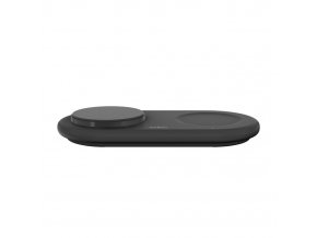 Belkin 2v1 Qi2 15W Magnetic Charging Pad, black