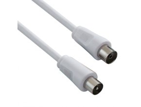 PremiumCord TV propojovací kabel M/F 75 Ohm 5m