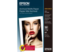 EPSON A4, Archival Matte Paper (50listů)
