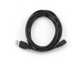 Kabel USB A-B micro, 1m, 2.0, černý, high quality