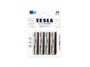 TESLA - baterie AA SILVER+, 4 ks, LR06