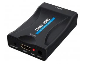 PremiumCord Převodník SCART na HDMI 1080P s napájecím zdrojem 230V