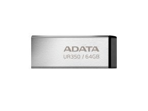 ADATA UR350/64GB/USB 3.2/USB-A/Černá