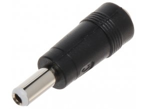 Redukce pro DC zdroje, konvertuje 2.1mm DC jack na 2.5mm - rovná