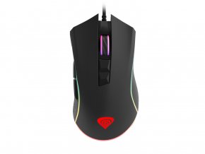 Genesis herní otpická myš KRYPTON 770/RGB/12000 DPI/Herní/Optická/Pro praváky/Drátová USB/Černá