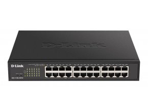 D-Link DGS-1100-24PV2 24-port Gigabit Smart switch, 12x GbE PoE+, PoE 100W