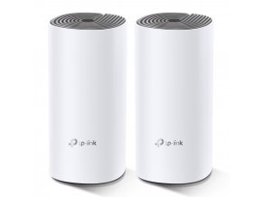TP-Link AC1200 Whole-home Mesh WiFi System Deco E4(2-pack), 2x10/100 RJ45