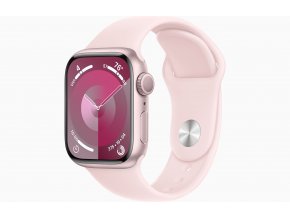 Apple Watch S9/45mm/Pink/Sport Band/Light Pink/-M/L