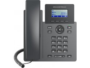 Grandstream GRP2601P SIP telefon, 2,21" LCD displej, 2 SIP účty, 100Mbit port, PoE