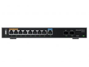 Grandstream GWN7003 VPN router 2 SFP, 9 Gb porty / 1 PoE in, 2 PoE out