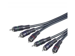 PremiumCord Kabel 3x CINCH-3x CINCH M/M 2m HQ