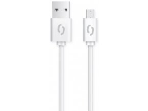 ALIGATOR Datový kabel 2A, Micro USB bílý