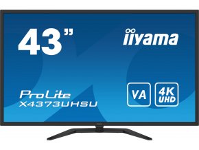 iiyama ProLite/X4373UHSU-B1/42,5"/VA/4K UHD/60Hz/3ms/Black/3R