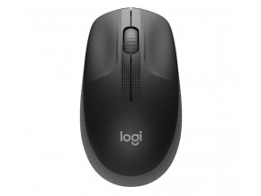 Logitech M190/Kancelářská/Optická/Bezdrátová USB/Černá