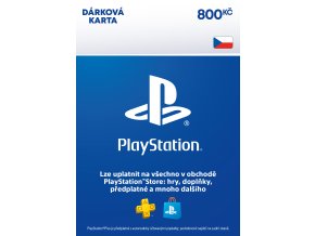 ESD CZ - PlayStation Store el. peněženka - 800 Kč