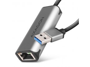 AXAGON ADE-25R USB-A 3.2 Gen 1 - 2.5 Gigabit Ethernet síťová karta, Realtek 8156, auto install, šedá