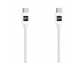 ER POWER kabel USB-C/C 3A 60W 120cm bílý