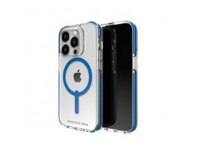 GEAR4 Santa Cruz Snap kryt iPhone 14 Pro modrý