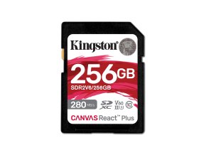 Kingston Canvas React Plus/SDHC/256GB/UHS-II U3 / Class 10