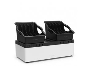 Store and Charge Go with Portable Trays (USB Compatible)