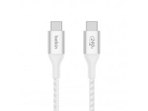 Belkin Boost charge USB-C kabel 240W, 2m, bílý