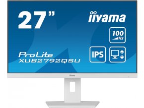 iiyama ProLite/XUB2792QSU-W6/27"/IPS/QHD/100Hz/0,4ms/White/3R