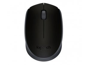 Logitech M171/Cestovní/Optická/1 000 DPI/Bezdrátová USB/Černá-šedá