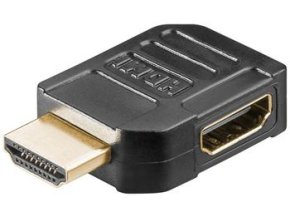 PremiumCord HDMI adapter19pin, F/M, 90° pravá