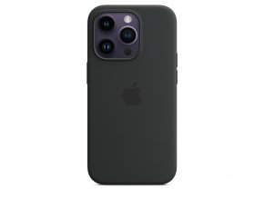 iPhone 14 Pro Silicone Case with MS - Midnight