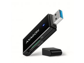 AXAGON CRE-S2N, USB-A 3.2 Gen 1 - SUPERSPEED čtečka karet, 2-slot & lun SD/microSD, podpora UHS-I