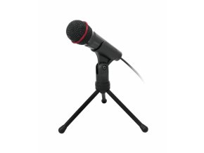 Stolní mikrofon C-TECH MIC-01, 3,5" stereo jack, 2.5m