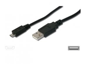 PremiumCord Kabel micro USB 2.0, A-B 1,5m  kabel navržený pro rychlé nabíjení