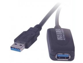 PremiumCord USB 3.0 repeater a prodluž. kabel 5m