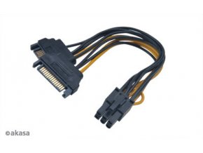 SATA adaptér 2 x SATA na 6pin PCIe