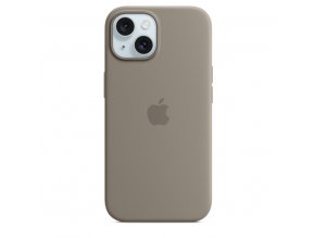 iPhone 15 Silicone Case with MS - Clay