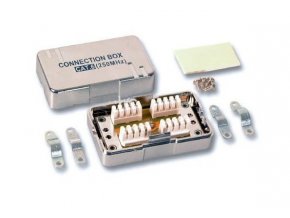 PremiumCord Propojovací box pro kabely Cat.6, narážecí, stíněný