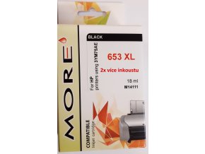 MORE ARMOR ink kompatibilní s HP 3YM75AE (653 XXL)kapacita 720str.černá