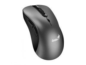 Genius Ergo 8100S/Ergonomická/Optická/Pro praváky/1 600 DPI/Bezdrátová USB/Černá-šedá