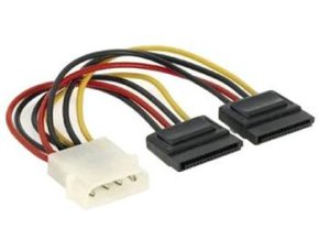 PremiumCord Napájecí kabel k HDD 5,25 Molex-2xSeri