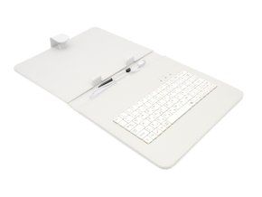 AIREN AiTab Leather Case 3 with USB Keyboard 9,7" WHITE (CZ/SK/DE/UK/US.. layout)