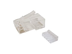 Konektor RJ45 CAT6 UTP 8p8c pro drát,100ks