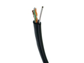 DATACOM UTP drát Cat5e 100m samonosný OUTDOOR blk
