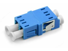 Optická spojka LC/PC single mode duplex bez příruby