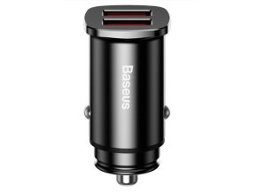 Baseus CCALL-DS01 Square Nabíječka do Auta 2xUSB QC3.0 30W Black