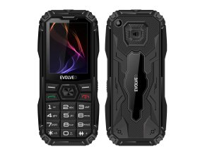 EVOLVEO MaxPhone A1, tlačítkový Dual SIM telefon, černý