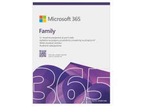 Microsoft 365 Family FY25H2 Mac/Win, 1 Rok, SK