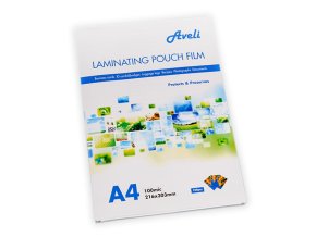 Laminovací fólie AVELI A4/200mic (2x100), lesklé