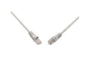 SOLARIX patch kabel CAT6 UTP PVC 3m šedý snag-proof