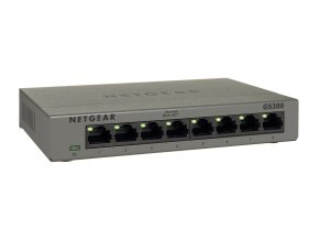 NETGEAR 8PT GE UNMANAGED SW METAL LP, GS308
