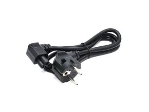 Kabel C-TECH síťový  1,8m VDE 220/230V napájecí notebook 3 pin Schuko, lomený